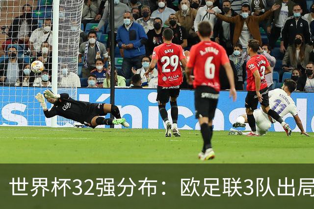 世界杯32强分布：欧足联3队出局非洲10进9 亚足联仅2队晋级